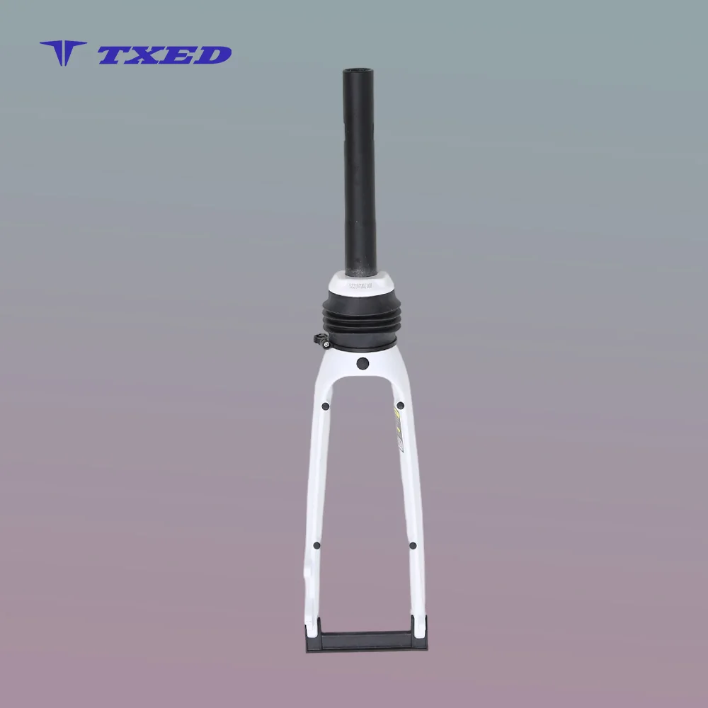 20x1.95 Aluminum Steer BMX Suspension Fork 100mm Coil Spring Mg Alloy Legs with Disc Brake Installation