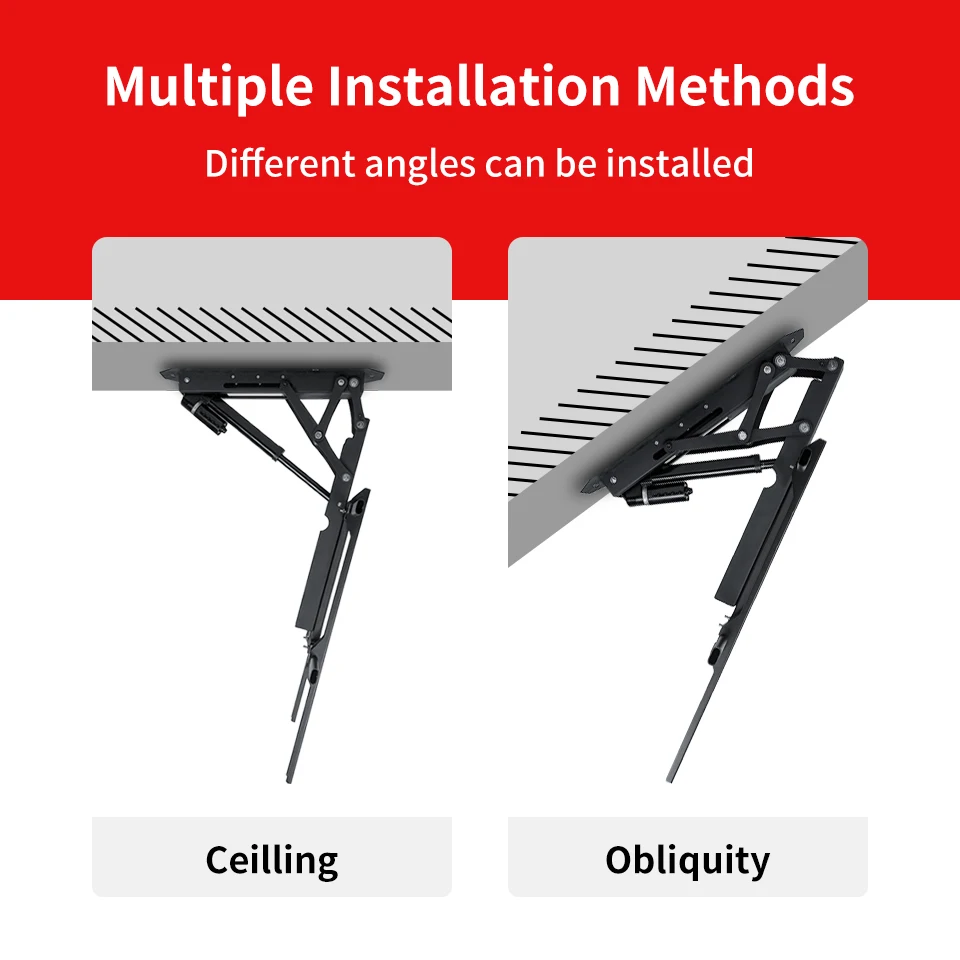 Motorized Electric Ceiling Tv Lift Drop Down Flip Fold Down With Motor