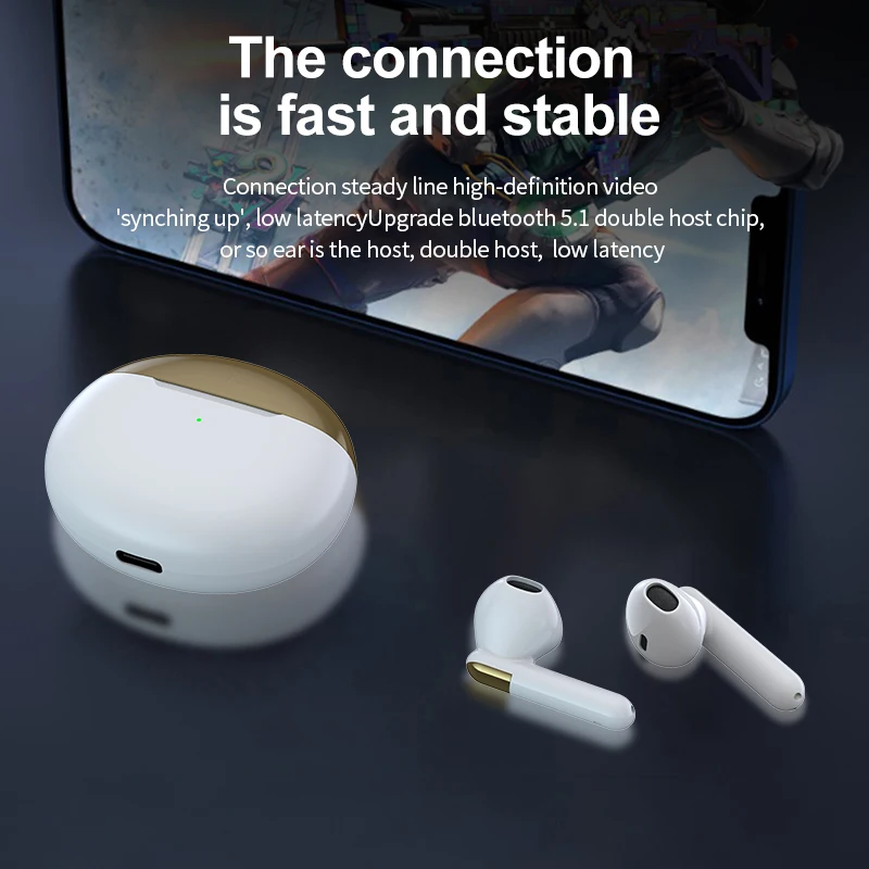 Оптовая продажа, наушники высокого качества, аудио цифровой дисплей, водонепроницаемые Tws 5,1 беспроводные Игровые наушники-вкладыши