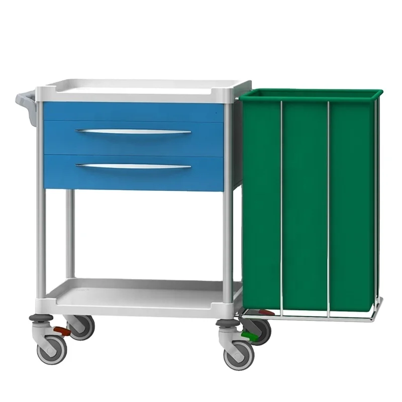 Ergonomics Hospital Cart Multifunctional Medical Laundry Cart Hospital