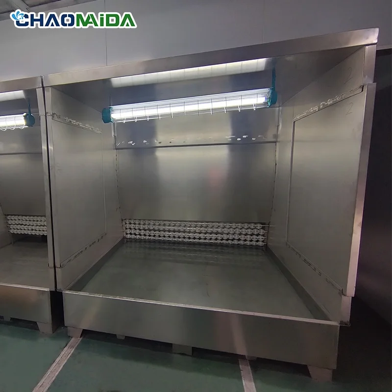 Environmental protection Water Curtain Spray Cabinet Paint Mist Purification Equipment Cyclone Water Curtain Booth