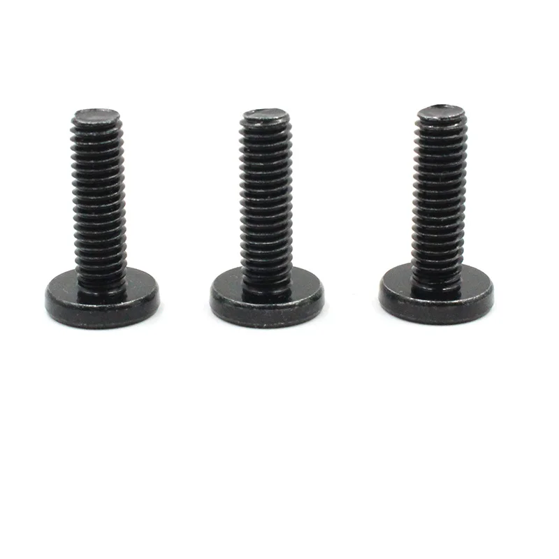 Ultra Low Profile M3 M4 M5 M6 M8 SS Stainless Steel Black Oxide CM Thin Flat Head Allen Wafer Hex Socket Cap Screws