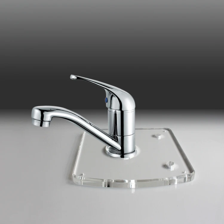 APEX Transparent Acrylic Faucet Display Rack Acrylic Tap Display Stand