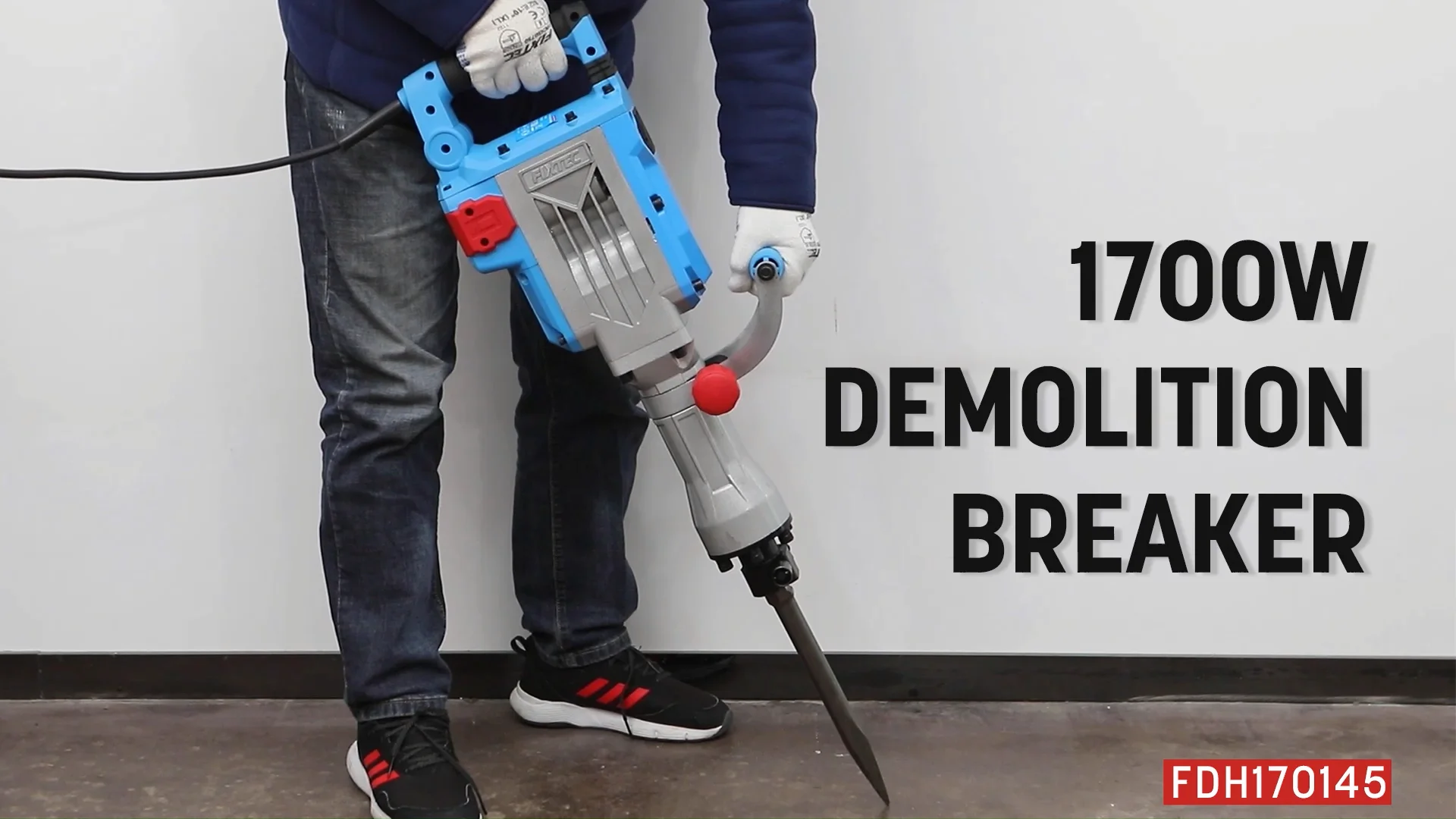 Fixtec 1500w 30mm Hex Jack Hammer Electric Demolition Breaker Hammer