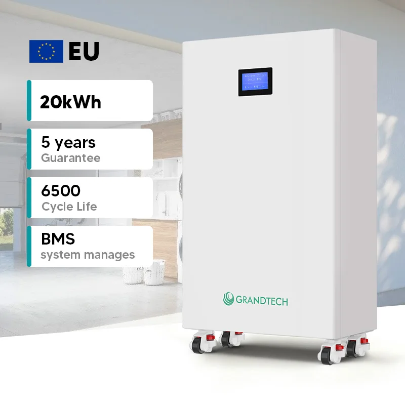 MAGAZZINO UE: sistema di accumulo energetico solare tutto-in-uno con batteria LiFePO4 per uso domestico, 48 V, 51,2 V, 20 kWh, 400 Ah, batteria LiFePO4 con supporto a pavimento