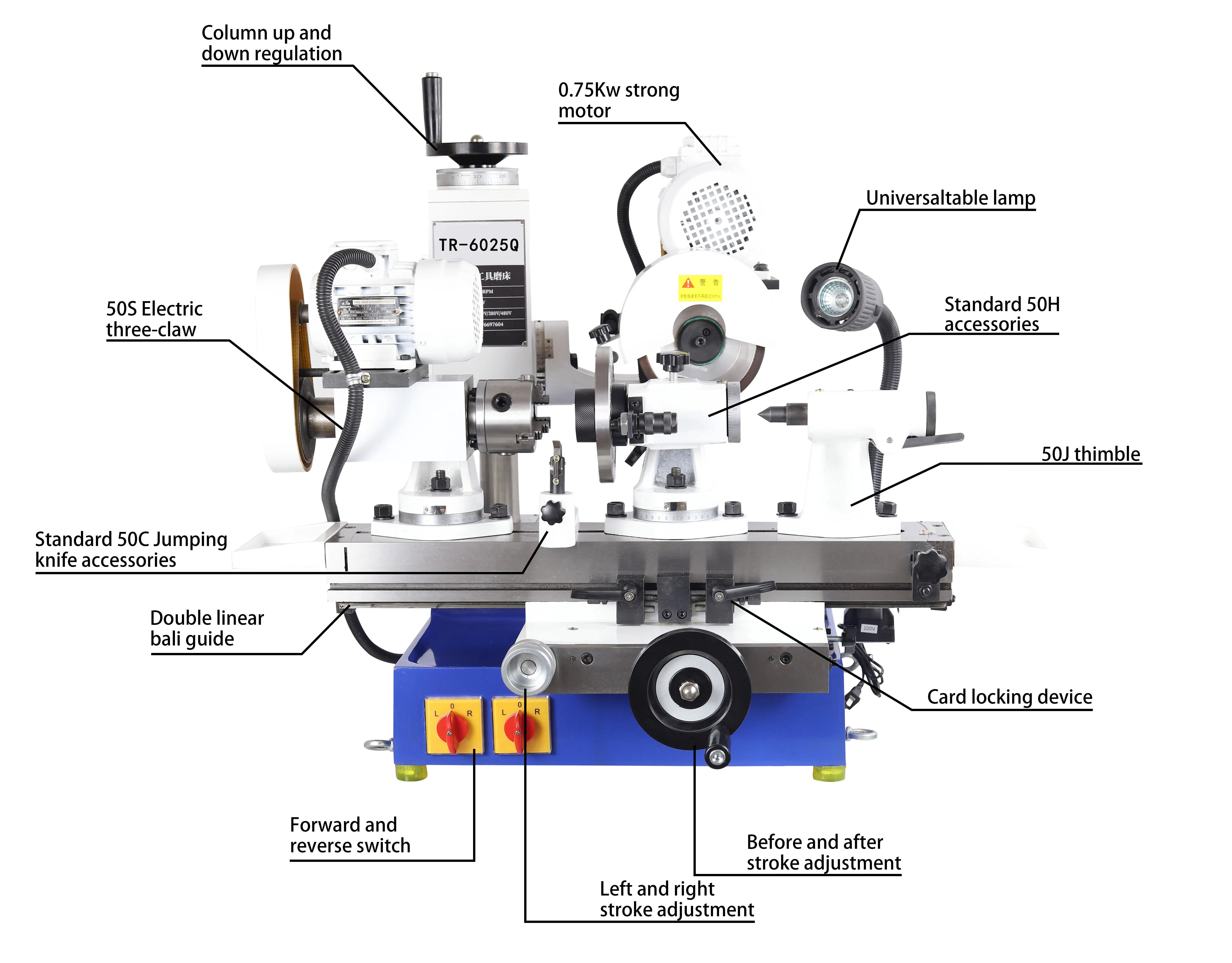 TR-6025Q Industrial Universal Tool and Cutter Grinder