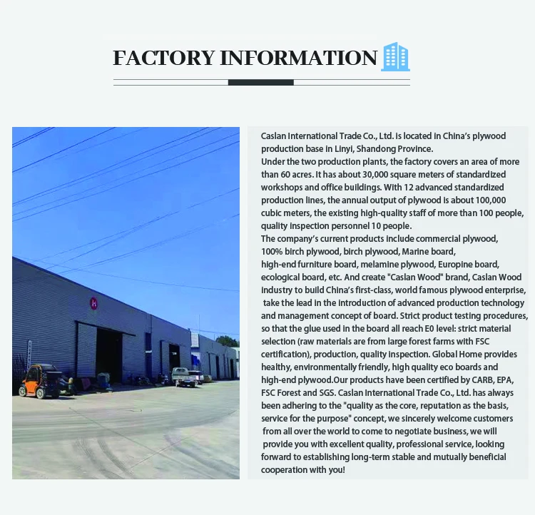 Core Laminated Plywood Birch Face