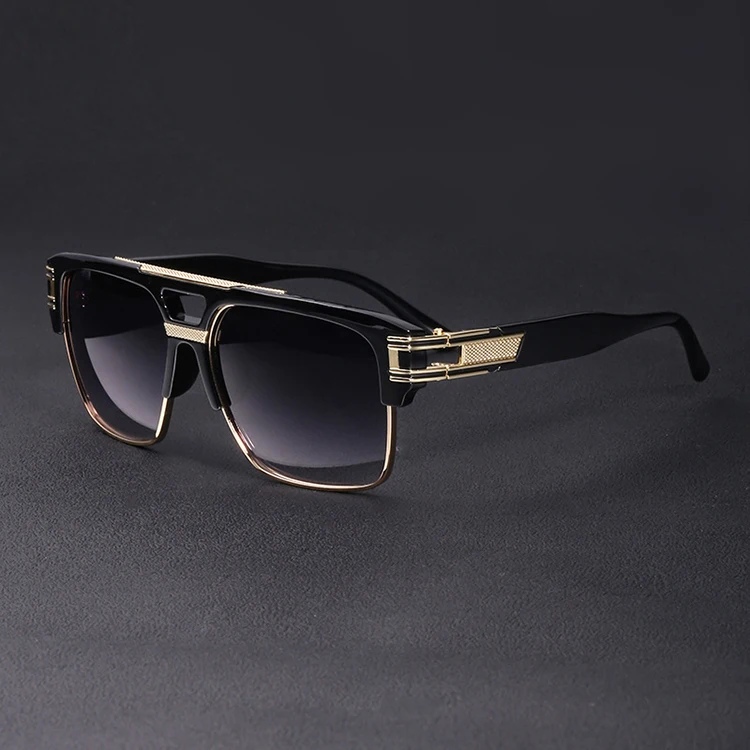 2022 New RETRO SUNGLASSES Large Frame Gafas Fashion Trend Sun Glasses for Men and Women