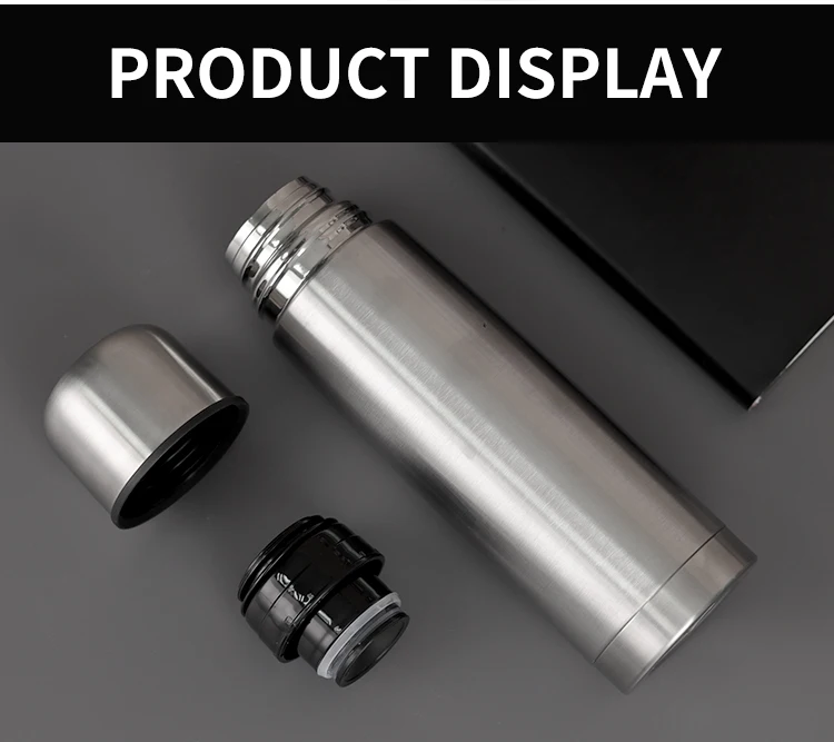 Stainless Steel Double Wall Thermos Vacuum Flask Set Insulated Vacuum ...