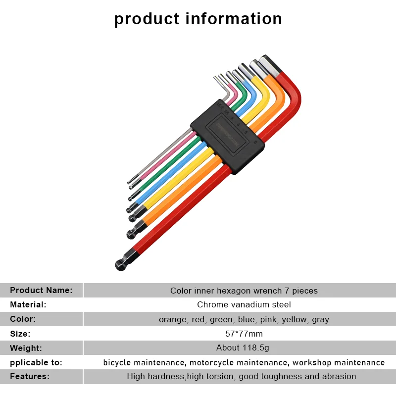Bicycle Hex Key Set Mtb Road Bike Repair Tool Kit Service Wrench