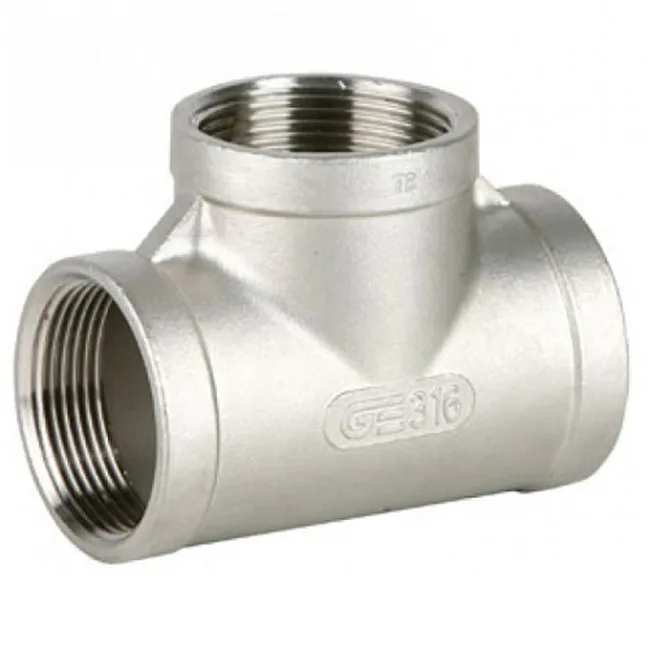 Stainless Steel BSP Thread Equal Tee and other pipe fittings