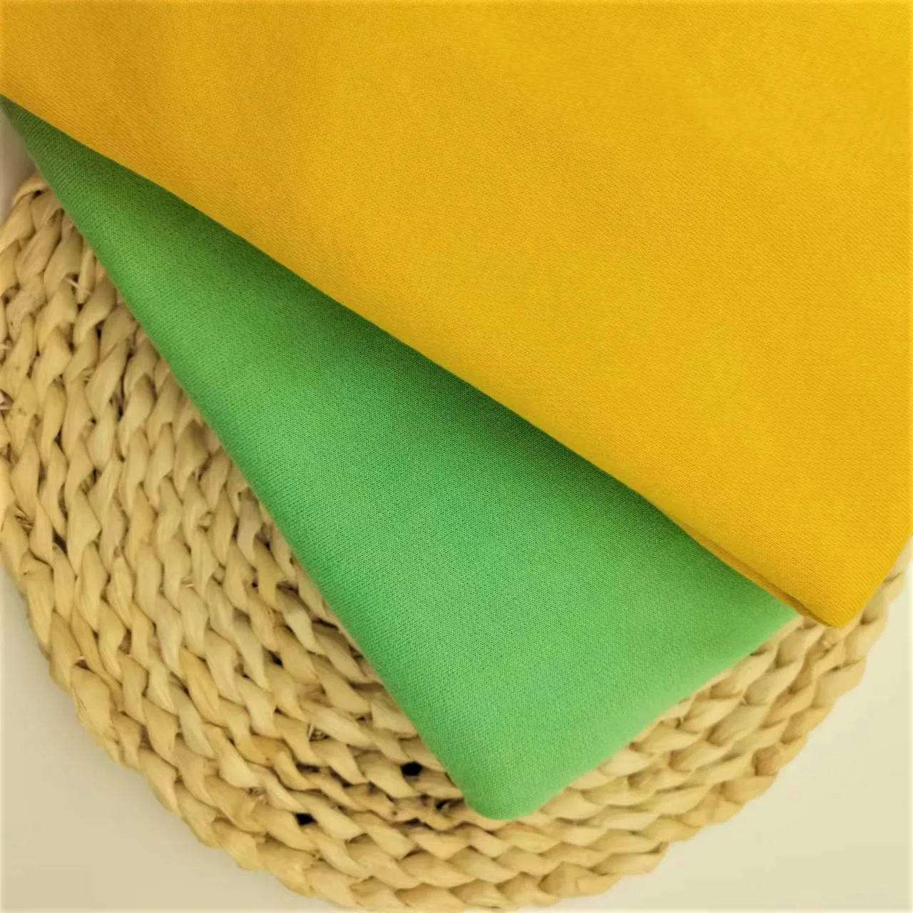 Односторонняя трикотажная флисовая ткань полиэстер хлопок для