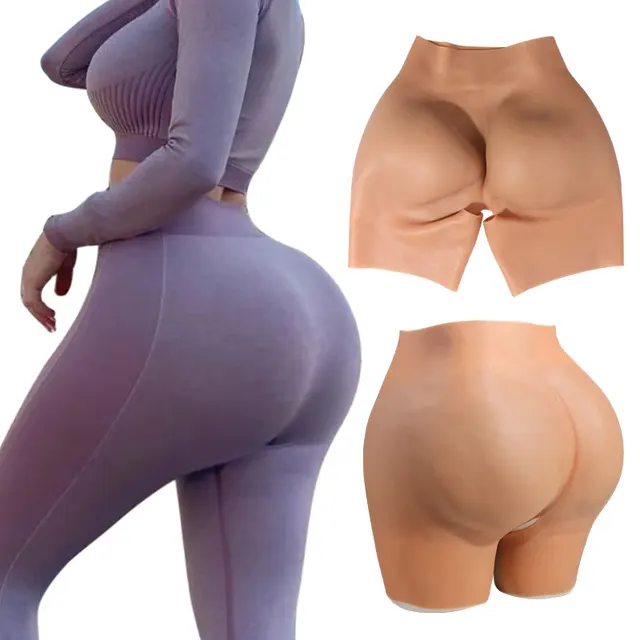 Xinxinmei Silicone Butt Artificial Open Crotch Hip Lifter False Buttock Silicone Hips And Butt Lifter Bum
