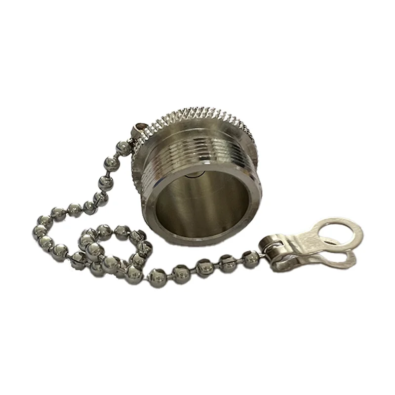 High Performance M16 Female Dust Cap External Thread M16 Dust Cap With Chain