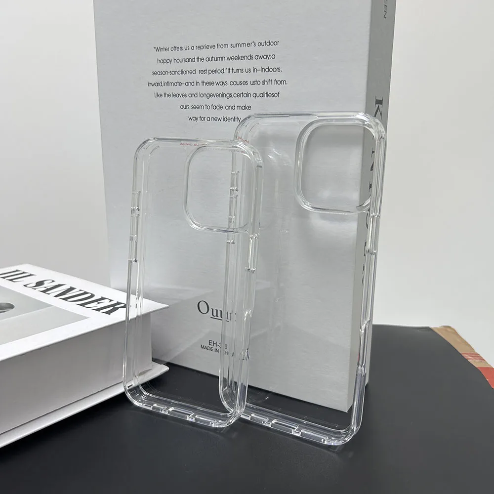 Transparent Phone Case For Iphone 16 Plus Pro Max 2024 Luxury Cell Simple Cases Skin Friendly Mobile Anti Drop Sjk499 Laudtec