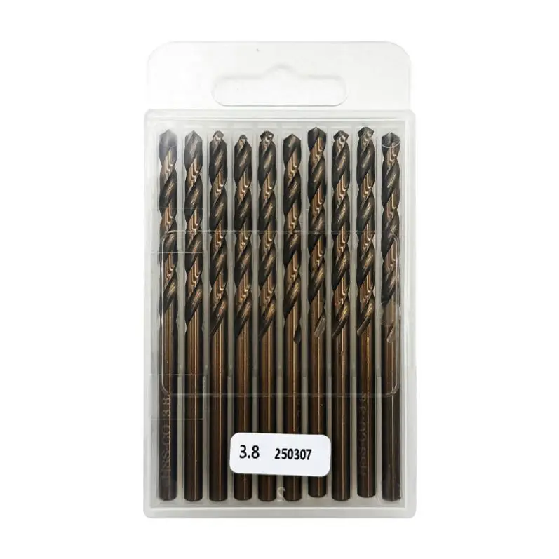 TEBAK Cobalt Twist Drill Bit M35 Metal Aluminum Copper Stainless Steel Wood Hole Tool Titanium 1mm-13mm Cobalt Drill Bit Set