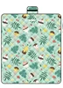 Coconut-leaf ice cream ultrasonic picnic mat
