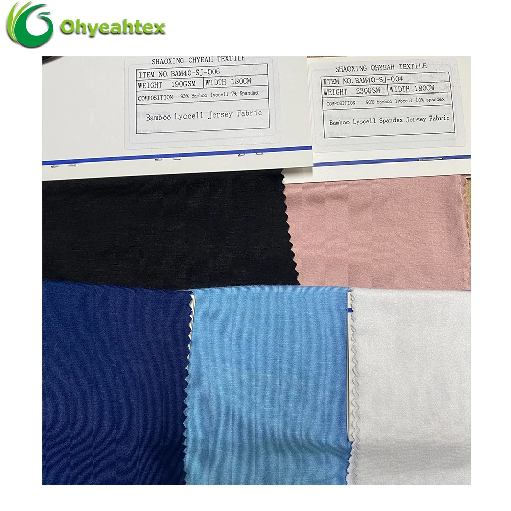 OEKO-TEX STANDARD 190g/m Organisches Bambus-Lyocell Bambus-Textil fr  Babys & Kinder