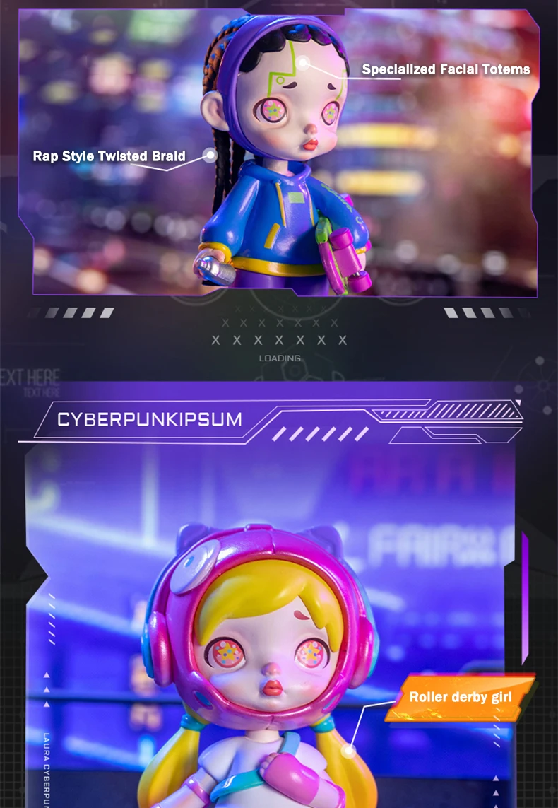 Laura Figure 2023 Original Laura Cyberpunk Action Figure Toys For Children ...