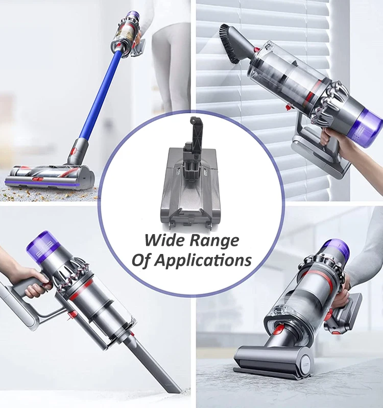 Factory Price Vacuum Cleaner Liion 21.6v 25.2v 2000mah 3000mah 4000mah