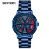 Blue red