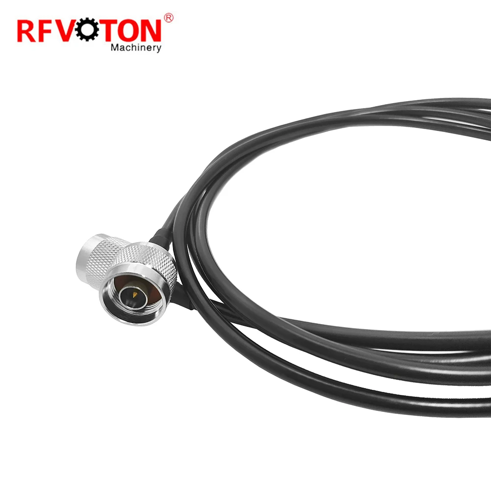 Werkslieferung, 50-Ohm-N-Typ-Stecker männlich zu Stecker männlich mit LMR200-ALSR200-HF-Koaxial-Pigtail-Antennenkabelbaugruppe