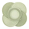Green Lace shaped