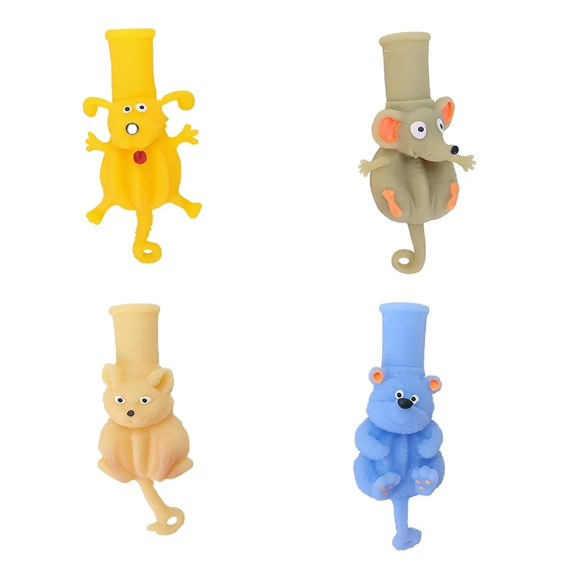 Factory Direct Selling Custom Stress Ball Squish Toy Tpr Material Balloon Animal Soft Mouse Toys