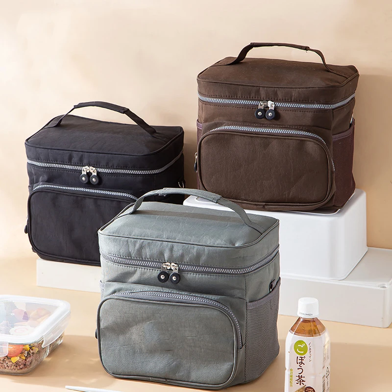 OEM Custom Reusable Portable Waterproof Soft Thermal Insulated Picnic Food Tote Pep Lunch Cooler Bag
