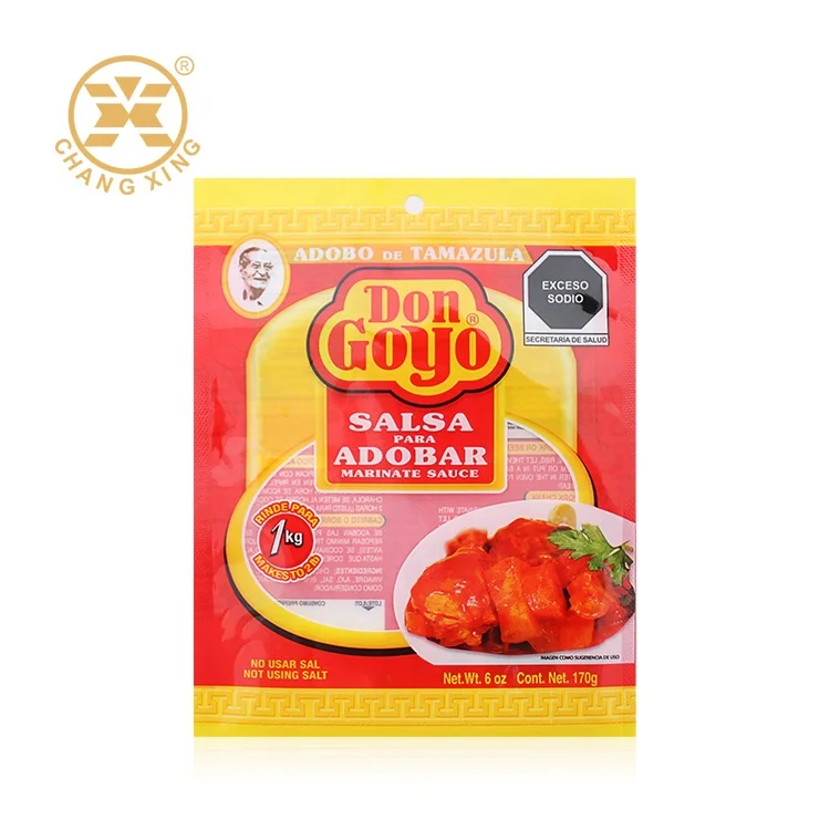 Custom Printed Stand up Pouch for Bean Crab Curry Curry Paste Peanut Corn Chili Oil Butter Jam Packaging Packing Bag