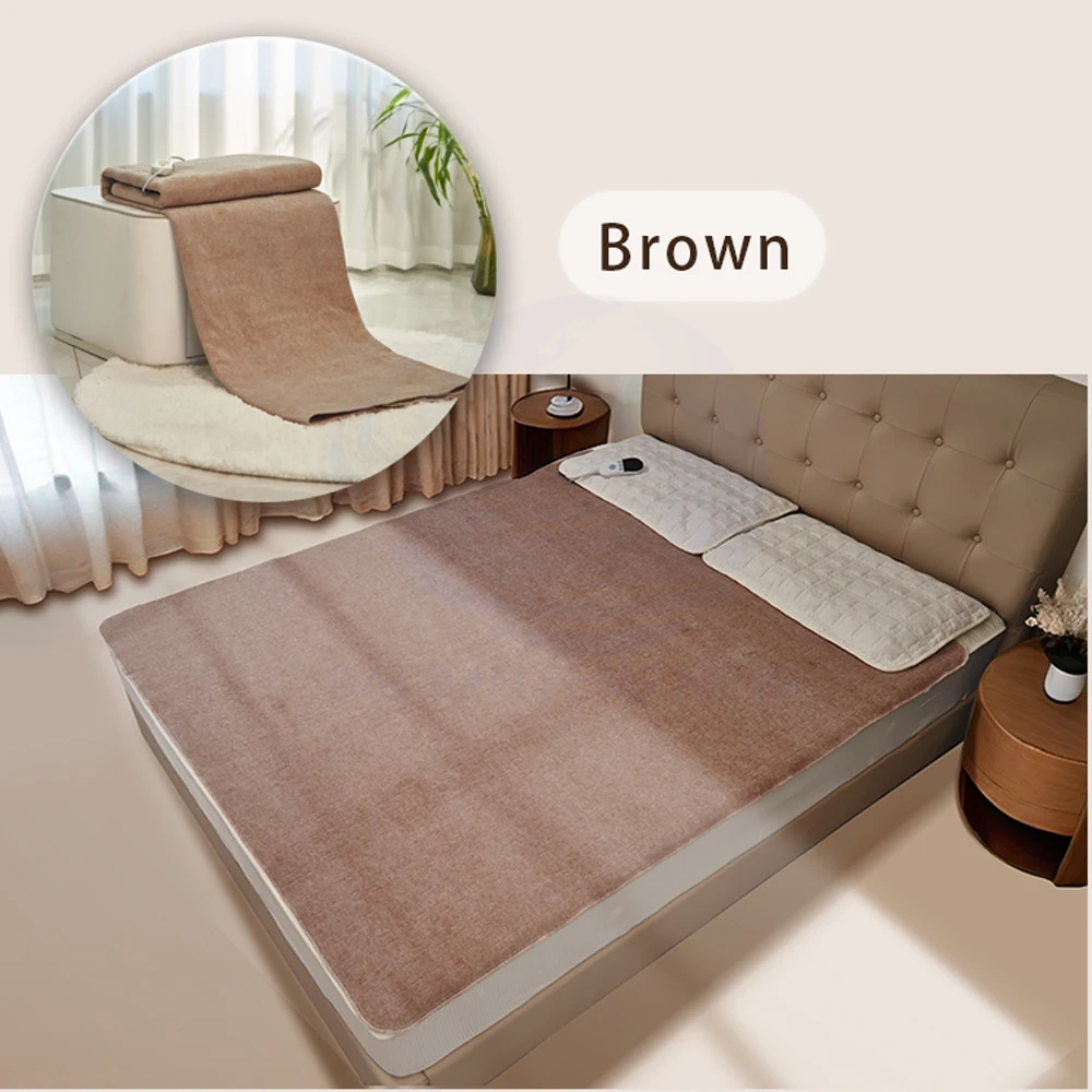 New Electric Blanket Household Single/Double Electric Mattress Dual-Control Dormitory Electric Blanket Warm Pad 6