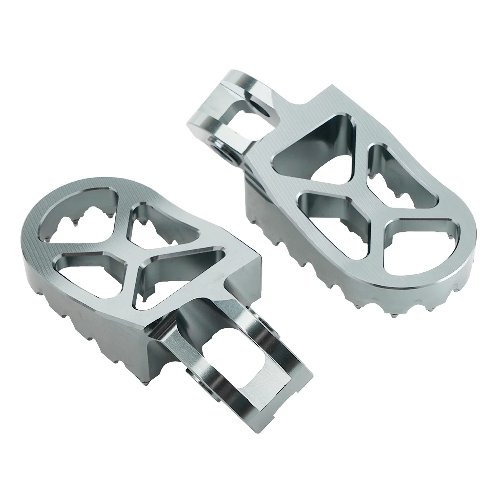 NICECNC Orange 57mm Wide Forged Footpeg Footrest FootPegs