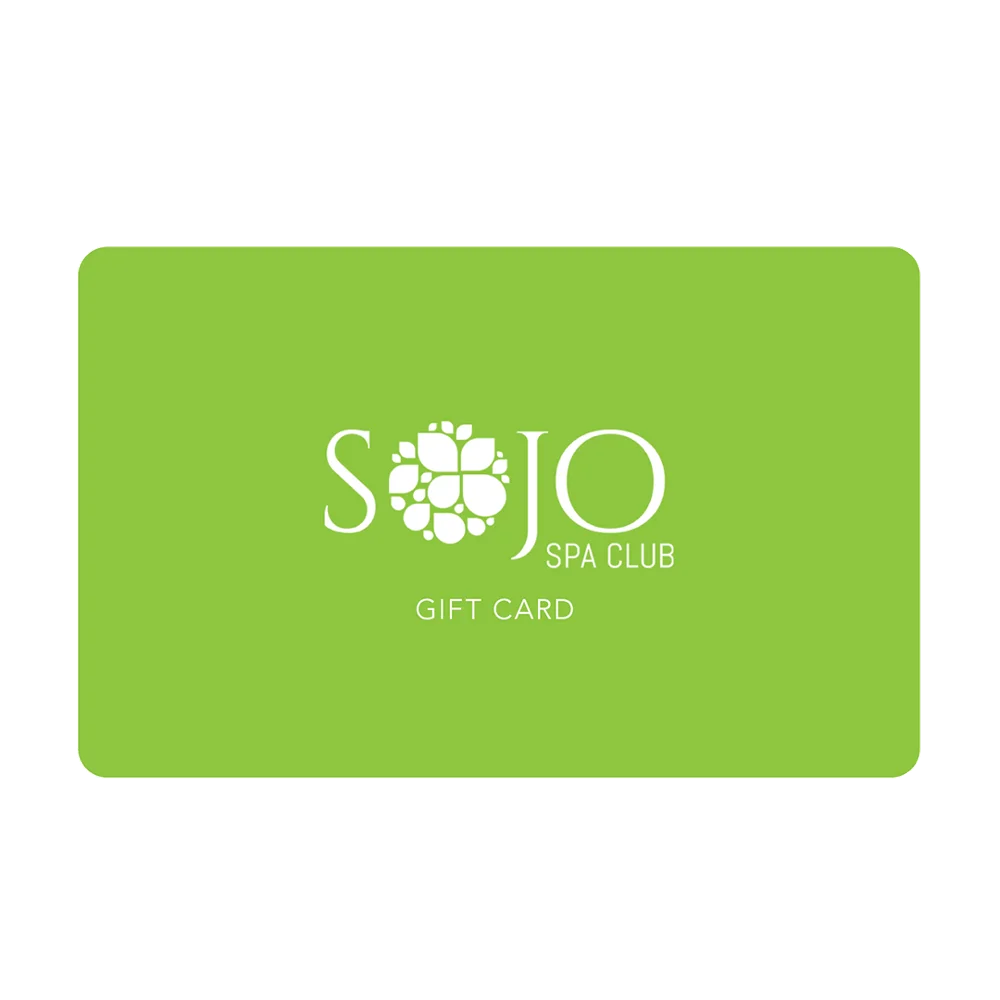 Gift Certificate Spa. Sojo.