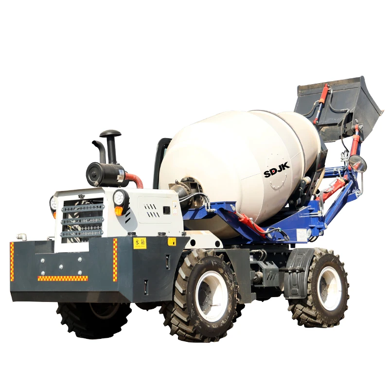 New Condition Self-Loading Concrete Mixer Automatic Feeding Tank Agitator Mixer Dumper Concrete Mixer Truck