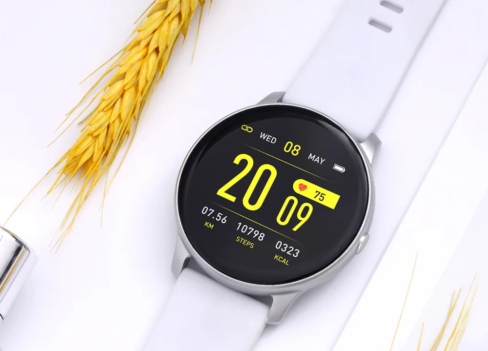 KW19 Smart Watch Fitness Tracker with Heart Rate Monitor