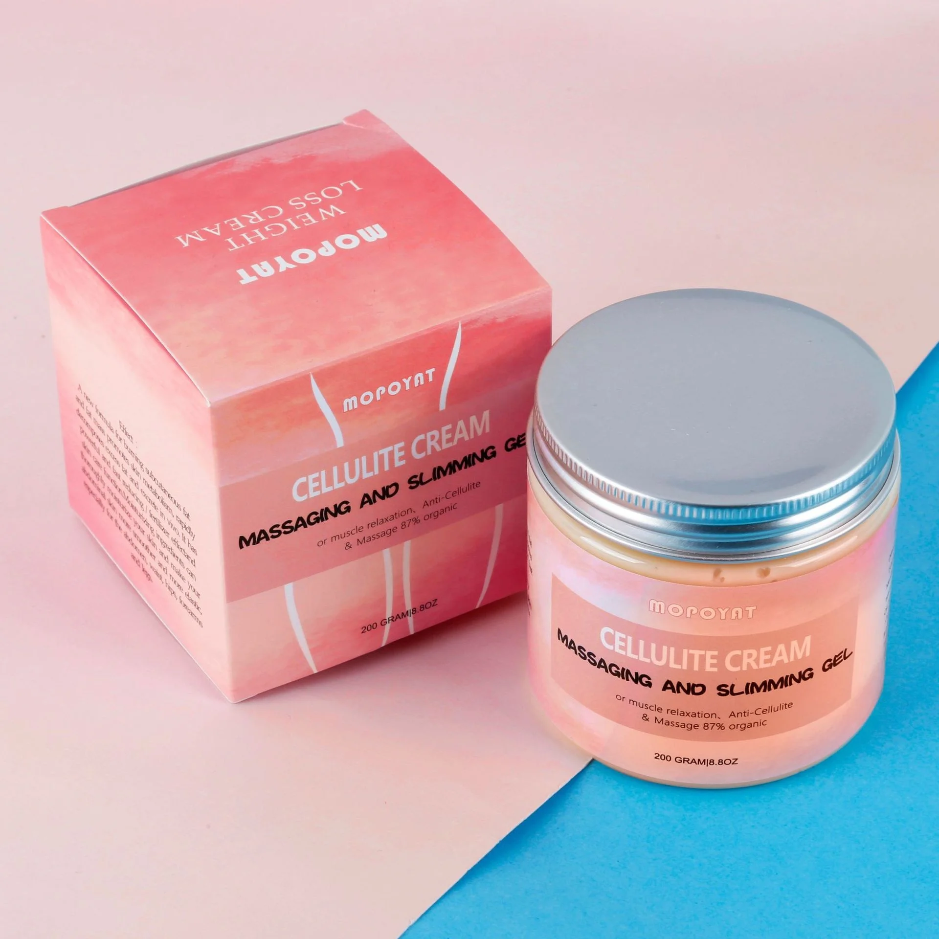 Mopoyat 200 г удаления горелка потеря веса Горячая крем-гель средства ухода за кожей ног талии Антицеллюлитный крем для похудения
