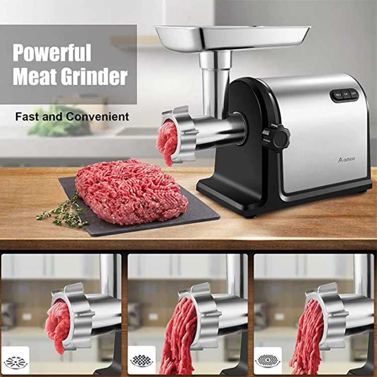Aobosi Stainless Steel Mincer Electric Chopper Mixer Machine Meat Grinder Mincer Buy Meat