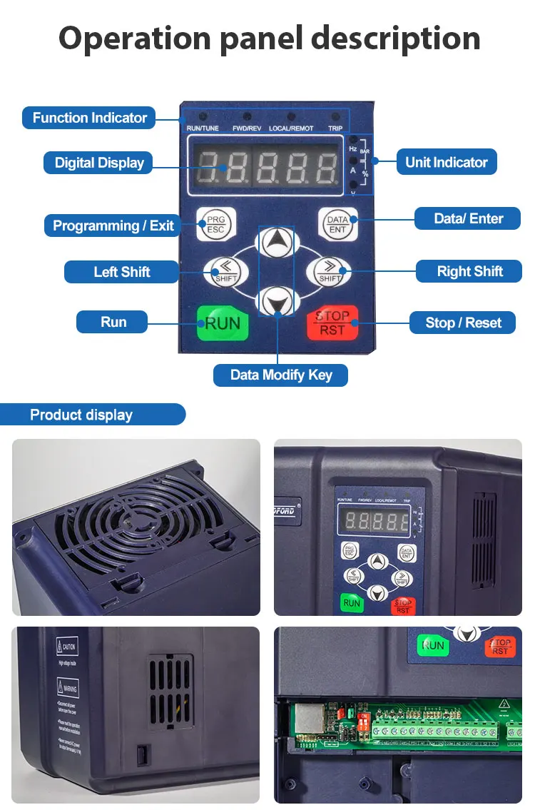 Bedford B603d Series Water Pump Controller Inverter For Constant