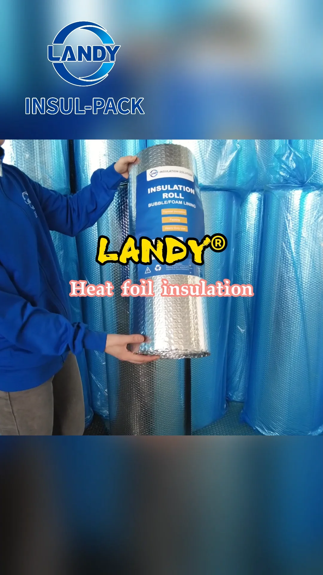 High R Value Heat Insulation Light Weight Reflective Aluminium Foil