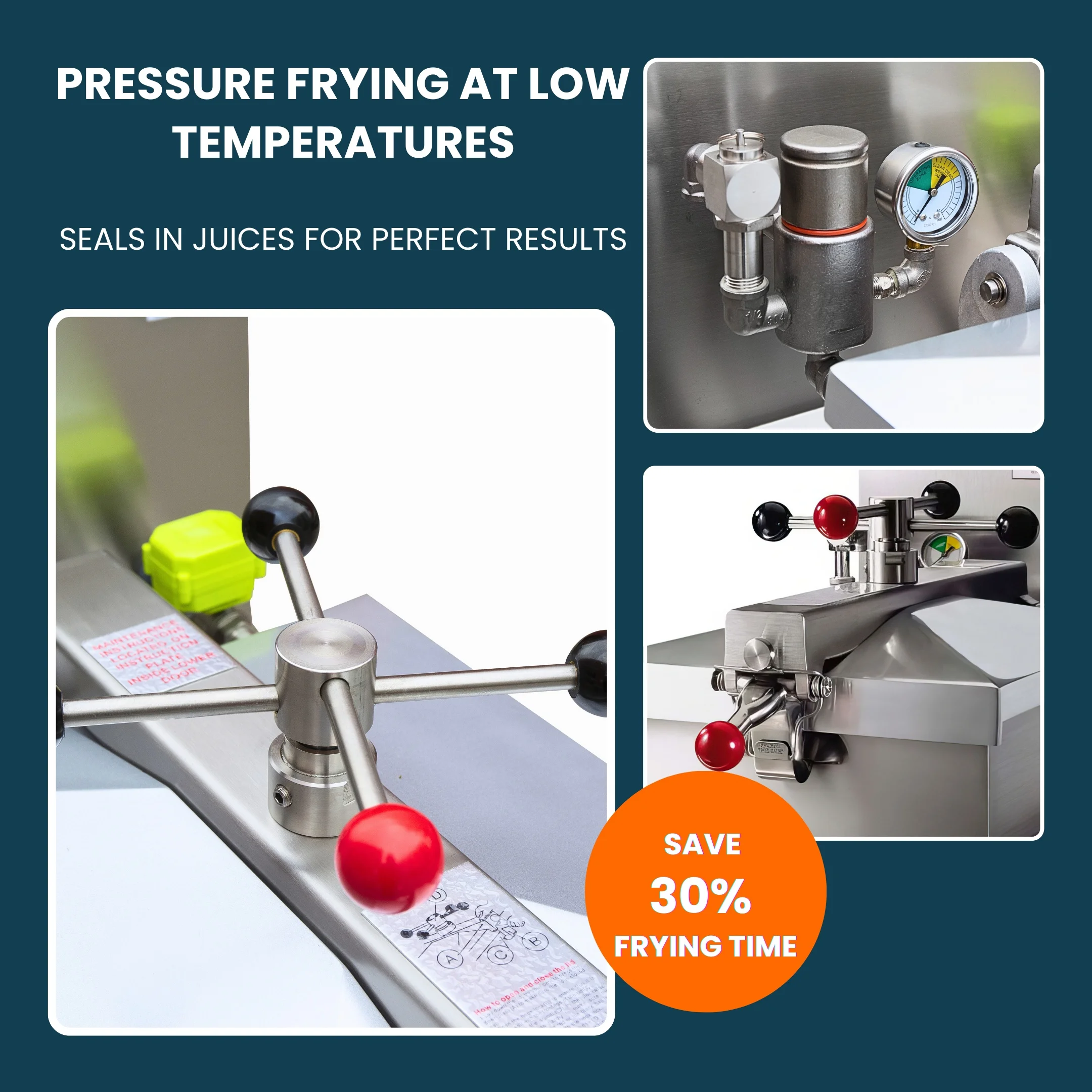 Limited Time Offer Broasted China Simple Operation Kfc Chicken Pressure Fryer Turkeys Stainless Steel Henny Penny Broast Machine