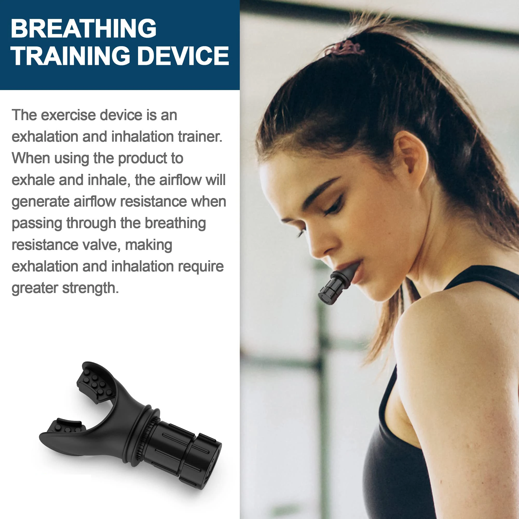 Silicon Lunge Exercise Machine Lung Breathing Trainer Lung Exercise ...