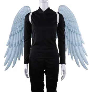 2022 hot selling Carnival Mardi Gras Halloween costume Boys Girls children black white angel wings