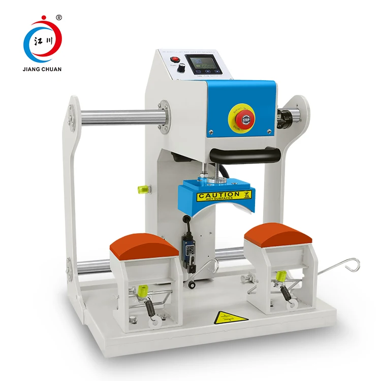 8x14CM Semi-automatic Cap Printing Pneumatic Heat Press Machine