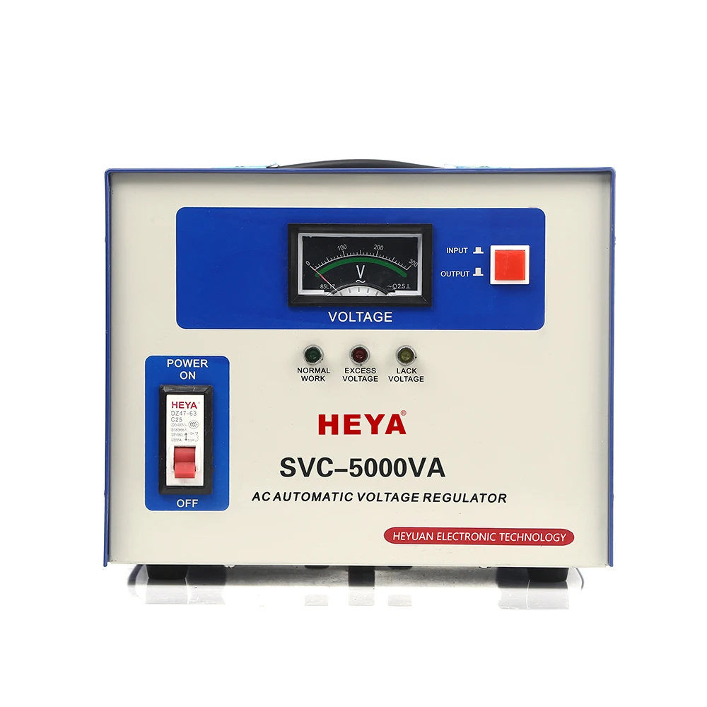 5000W SVC Servo Motor Automatic Voltage Regulator Stabilizers 220V 110V Single Phase for Voltage Protection