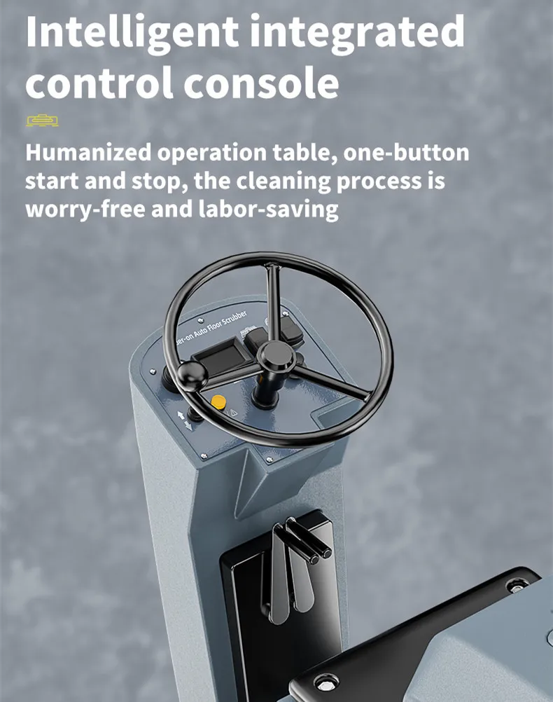 China Factory MultiFunction  Automatic Floor Cleaning Machine Industrial Stone Floor Scrubber Hot Selling  with Dual Brushes