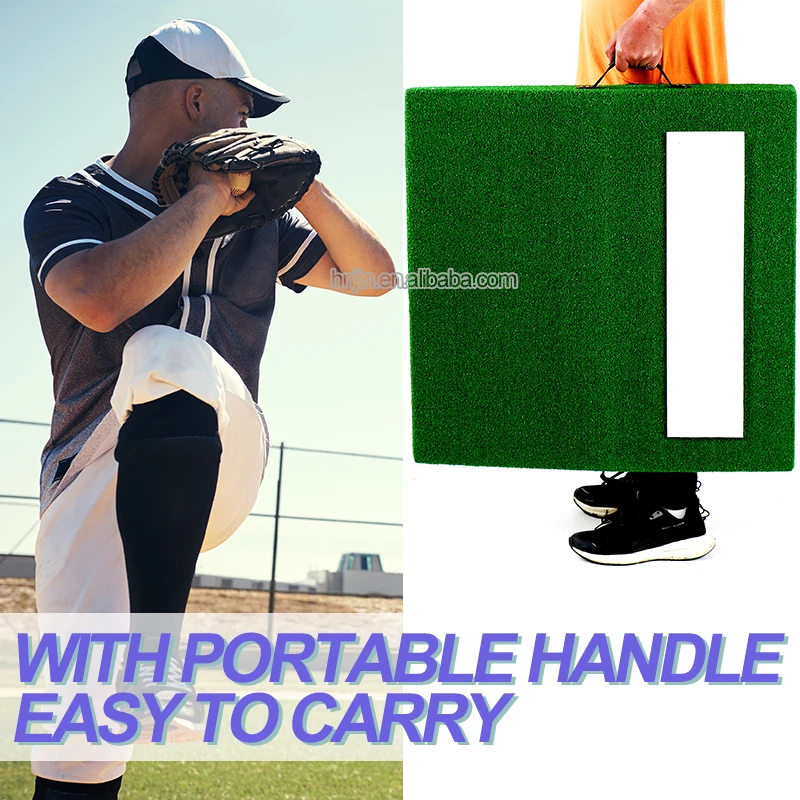 Portable Baseball Pitching Mound For Baseball Pitcher Wood Baseball