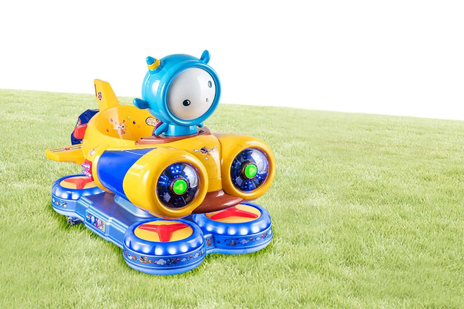 Dinibao Coin Operated Spaceship Kiddie Ride Machine Low Price Swing Chair for Shopping Mall