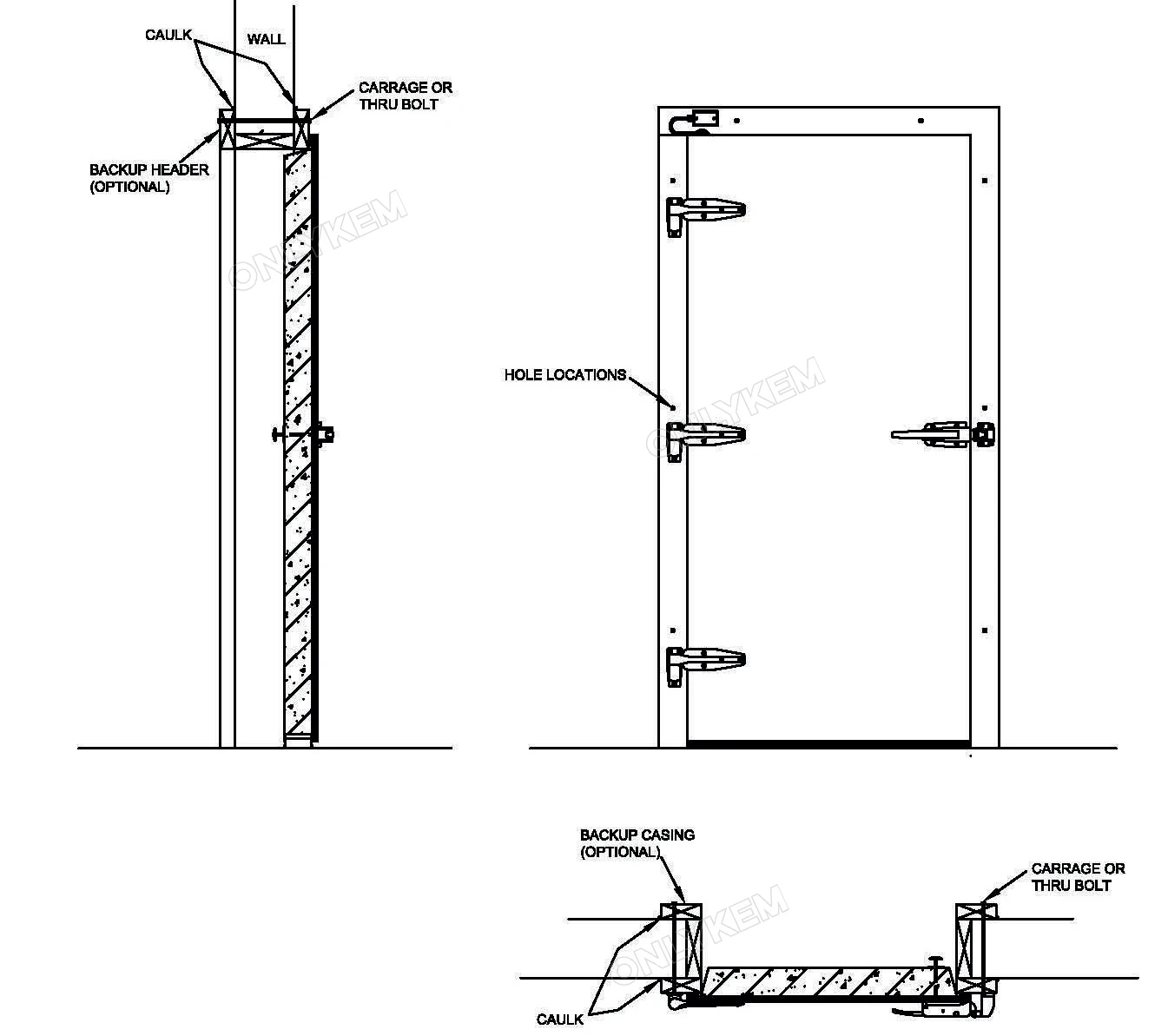 Cold Room Swing Hinged Door Replacement for Cold Storage - New ...