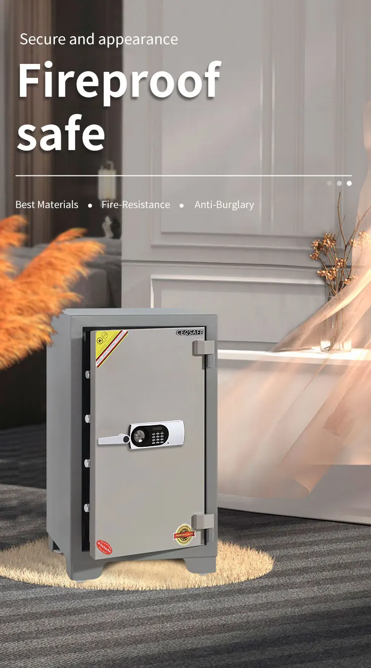 CEQSAFE 2025 China Best-selling Double Lock Electronic Wall Anti-theft Fireproof Safe Box for Money supplier