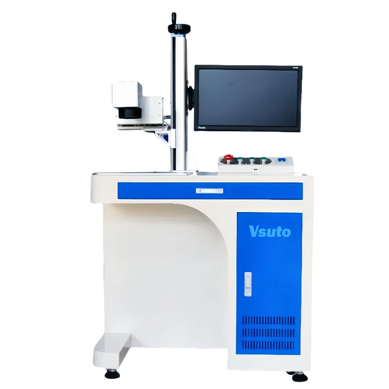 Machine Bitmap Image Economical Bitmap Marking Metal Marking 20w 30w 50w Desktop Laser ...